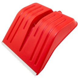 Сибртех Лопата для уборки снега пластиковая, красная, 420 х 425 мм, без черенка, Россия, 61617