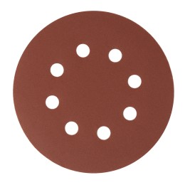 Сибртех Круг абразивный на ворсовой подложке под "липучку", перфорированный, P 320, 125 мм, 5 шт 738137