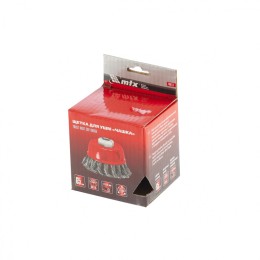 Matrix Щетка для УШМ, 65 мм, М14, "чашка", крученая проволока 0.35 мм 74613