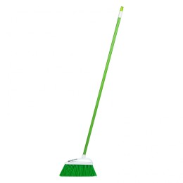Palisad Щетка пластмасс. для подметания пола, премиум, 23 см, c черенком, 120 см, салатовая щетина, Home 935605