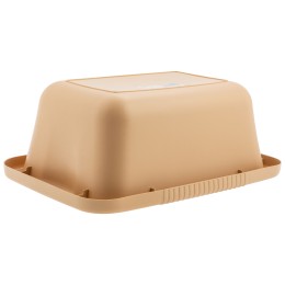 Palisad Таз пластмассовый прямоугольный 25 л, бежевый, Home 929925