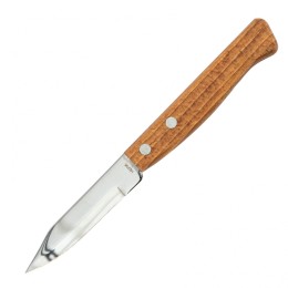 Hausman Нож для овощей и фруктов, 170 мм, лезвие 75 мм, деревянная рукоятка// 79155