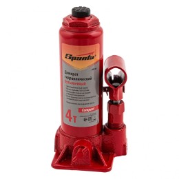 Sparta Домкрат гидравлический бутылочный, 4 т, h подъема 180–320 мм Compact50339