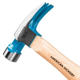 Gross Молоток-гвоздодер, 280 г, угол 75, магнит, обрезиненная рукоятка American hickory 10417