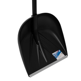 Сибртех Лопата для уборки снега пластиковая, 385 х 410 х 1350 мм, алюминиевый черенок, Россия, 61495