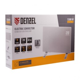 Denzel Конвектор электрический OptiPrime-1500, Wi-Fi, тачскрин, цифровой термостат, 1500 Вт// 98122