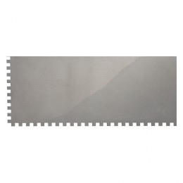 Matrix Гладилка из нержавеющей стали, 280 х 130 мм, зеркальная полировка, пластмассовая ручка, зуб 6 х 6 мм 86781