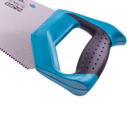 Gross Ножовка по дереву Piranha , 500 мм, 11-12 TPI, зуб-3D, каленый зуб, двухкомпонентная рукоятка 24104