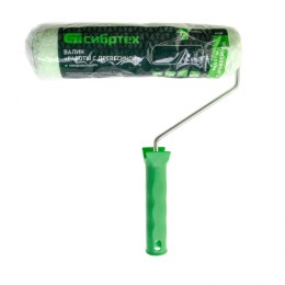 Сибртех Валик Работы с древесиной , 250 мм, ворс 12 мм, D - 48 мм, D ручки - 6 мм, микроволокно 80247