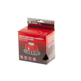 Matrix Щетка для УШМ, 125 мм, М14, "чашка", крученая проволока 0.8 мм 74625