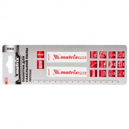 Matrix Полотна универсальные для сабельной пилы S922VF, 125/1.8-2.5 мм, Bimetal, 2 шт, Pro 782001