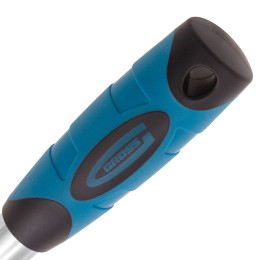 Gross Ключ телескопический трещоточный 1/2, 305-445 мм, CrV, хромированная, двухкомпонентная рукоятка 14070