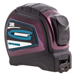 Gross Рулетка "Doppelhaken",2 м x 16 мм,односторонний зацеп,Нейлон,двусторонняя шкала,автоматическая фиксация 31121