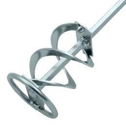 Denzel Миксер для красок и штукатурных смесей, 60 х 400 мм, оцинкованный, шестигранный хвостовик 8 мм 848437