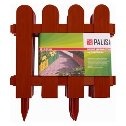 Palisad Забор декоративный Классика, 29 х 224 см, терракот, Россия, 65009