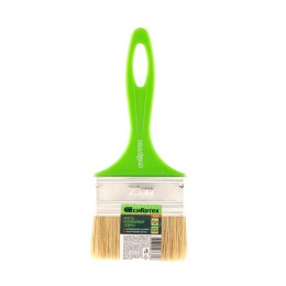 Сибртех Кисть флейцевая Евро , 75 x 8, натуральная щетина, пластиковая ручка 83303