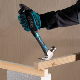 Gross Молоток-гвоздодер, 450 г, фибергласовая трехкомпонентная рукоятка 10475