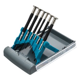 Gross Набор отверток для точной механики, CrMo, металлические обрезиненные рукоятки, 6 шт, бокс трансформер 13346