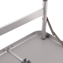 Palisad Стол складной алюминиевый, столешница МДФ, 600 х 450 х 250/590 Camping 69582