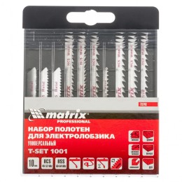 Matrix Набор полотен для электролобзика универсальный, 10 шт, T-SET1001 78246