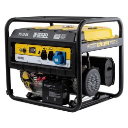 Denzel Генератор бензиновый PS 55 EA, 5.5 кВт, 230 В, 25 л, коннектор автоматики, электростартер 946874