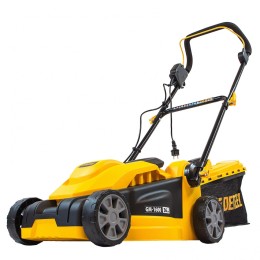Denzel Газонокосилка электрическая GM-1600, 1600 Вт, ширина 36 см, 3 уровя, травосборник 35 л. 96616