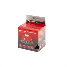 Matrix Щетка для УШМ, 65 мм, М14, "чашка", крученая проволока 0.8 мм 74621