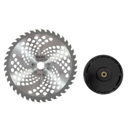 Denzel Триммер бензиновый DT 33S, 33 см3, 1.8 л. с, разъемная штанга, состоит из 2 частей 96223