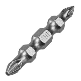 Denzel Бита двухсторонняя, PH2-PH1 х 45 мм, сталь S2, 10 шт. 11674