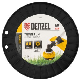 Denzel Леска для триммера двухкомпонентная круглая, 4,0мм х 69м, на DIN катушке EXTRA CORD 96811