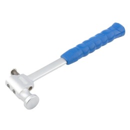 Matrix Набор рихтовочный, молоток цельнометаллический, обрезин. ручка, сменные бойки, 9 шт, в боксе 10850