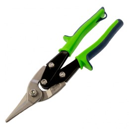 СИБРТЕХ Ножницы по металлу, 250 мм, прямой рез, сталь С55, двухкомпонентные рукоятки 78336