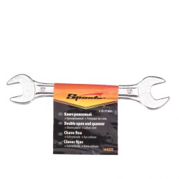 Sparta Ключ рожковый, 8 х 9 мм, хромированный 144355