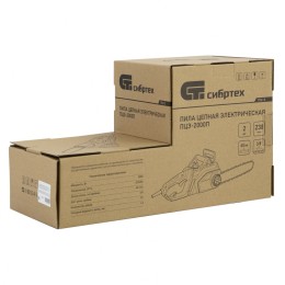 Сибртех Пила цепная электрическая ПЦЭ-2000П с поперечным двигателем, 2.0 кВт, 16'' (40 см) 95613