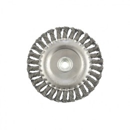 Matrix Щетка для УШМ 150 мм, М14, плоская, крученая проволока 0.8 мм 74645