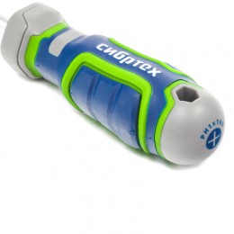 Сибртех Отвертка PH1 х 100 мм, CrV, четырехкомпонентная рукоятка 12273