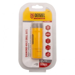 Denzel Сверло алмазное по керамограниту, 25 мм, мокрая резка, М14 72681