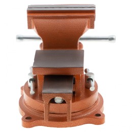 Sparta Тиски слесарные, 100 мм, поворотные, с наковальней 186235