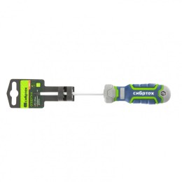 Сибртех Отвертка PH1 х 100 мм, CrV, четырехкомпонентная рукоятка 12273