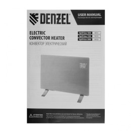 Denzel Конвектор электрический OptiPrime-1500, Wi-Fi, тачскрин, цифровой термостат, 1500 Вт// 98122