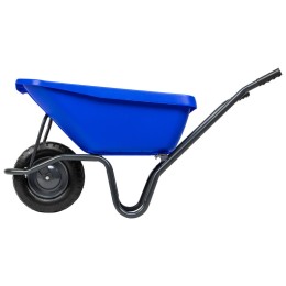 Сибртех Тачка садово-строительная с пластиковым корытом, грузоподъемность 175 кг, объем 90 л 68919