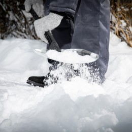 Сибртех Лопата универсальная алюминиевая, 205 х 280 х 640 мм, пластиковый черенок, Россия, 61622