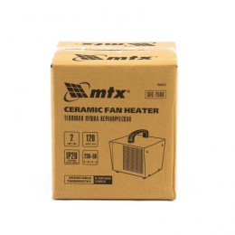 MATRIX Тепловая пушка керамическая SHC-2000, квадратная, 230 В, 120 м3/ч, 1/2 кВт 96422