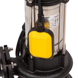 Denzel Фекальный насос FP1800-KS, 1800 Вт, напор 17 м, 26000 л/ч, нож-измельчитель 99806