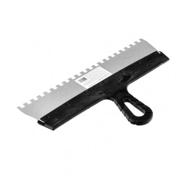 Sparta Шпатель из нержавеющей стали, 350 мм, зуб 8 х 8 мм, пластмассовая ручка 85145