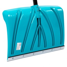 Palisad Лопата для уборки снега пластиковая Luxe,460 х 335 х 1300 мм, металлопластиковый черенок, 615915