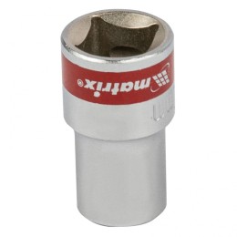 Matrix Головка торцевая, 12 мм, шестигранная, CrV, под квадрат 1/2, хромированная 13112