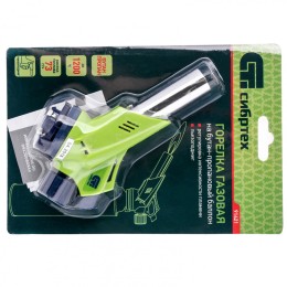 Сибртех Горелка газовая на бутановый баллон, пьезоподжиг 91421