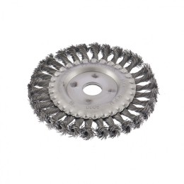Сибртех Щетка для УШМ 150 мм, посадка 22.2 мм, плоская, крученая металлическая проволока 746347