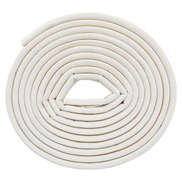 Сибртех Уплотнитель резиновый, 6 м, профиль "P", белый 88913